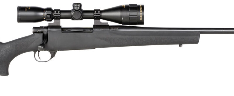 Howa HGP2300B M1500 Gamepro Gen2 300 Win Mag 3+1 24" Threaded Barrel, Blued Metal Finish, Black Fixed Hogue Pillar-Bedded Overmolded Stock, Includes GamePro 4-12x40mm Scope
