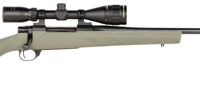 Howa HGP23PRCG M1500 Gamepro Gen2 300 PRC 3+1 24" Threaded Barrel, Blued Metal Finish, Green Fixed Hogue Pillar-Bedded Overmolded Stock, Includes GamePro 4-12x40mm Scope