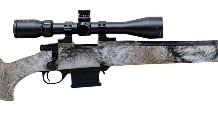Howa HMA70222FY M1500 Mini Action Full Size 223 Rem 5+1 20" Yote Camo Dip Threaded Barrel, Steel Receiver Drilled & Tapped, Fixed HTI Yote Synthetic Stock, Nikko Stirling GamePro 4-12x40mm