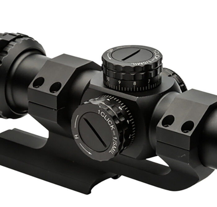 Firefield FF13070K RapidStrike  Matte Black 1-6x 24mm 30mm Tube Dual Illuminated (Red/Green/Black)  Circle Dot Reticle