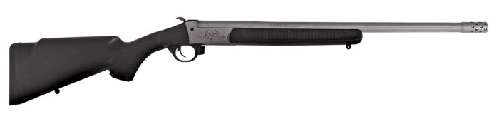 Traditions CR451130T Outfitter G3 Full Size 450 Bushmaster 1rd 22" Stainless Cerakote Fluted Threaded Barrel, Drilled & Tapped Steel Receiver, Fixed Black Synthetic Stock, Right Hand