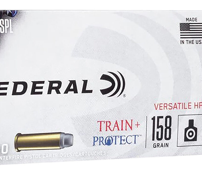Federal TP38VHP1 Train + Protect  38Special 158gr Versatile Hollow Point 50 Per Box/10 Case