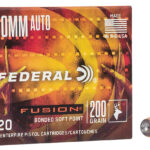 Federal F10FS1 Fusion Handgun 10mmAuto 200gr Fusion Soft Point 20 Per Box/10 Case 2 124327