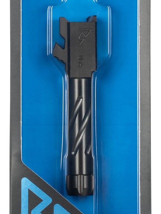 Rival Arms RA20G602A Precision V1 Drop-In Barrel 9mm Luger 3.43" Black PVD Finish 416R Stainless Steel Material with Threading for Glock 26 Gen3-4