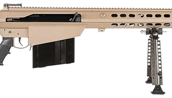 Barrett 18066 M107A1  50 BMG 20" 10+1 Flat Dark Earth Cerakote Flat Dark Earth Fixed with Sorbothane Recoil Pad Stock Black Polymer Grip