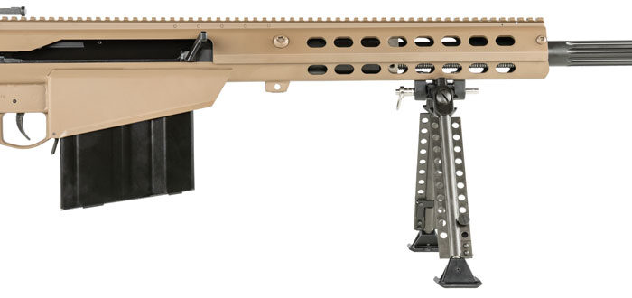 Barrett 18065 M107A1  50 BMG 29" 10+1 Flat Dark Earth Cerakote Flat Dark Earth Fixed with Sorbothane Recoil Pad Stock Black Polymer Grip