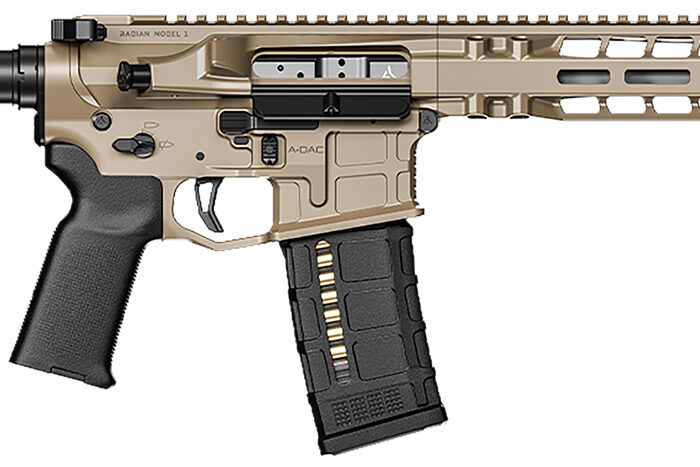 Radian Weapons R0514 Model 1 Pistol 223 Wylde 30+1 10.50", FDE Billet Rec/M-Lok Handguard, Smooth Buffer Tube (No Brace), Magpul Grip, Ambi Controls, Dead Air QD Flash Hider, Adj. Trigger