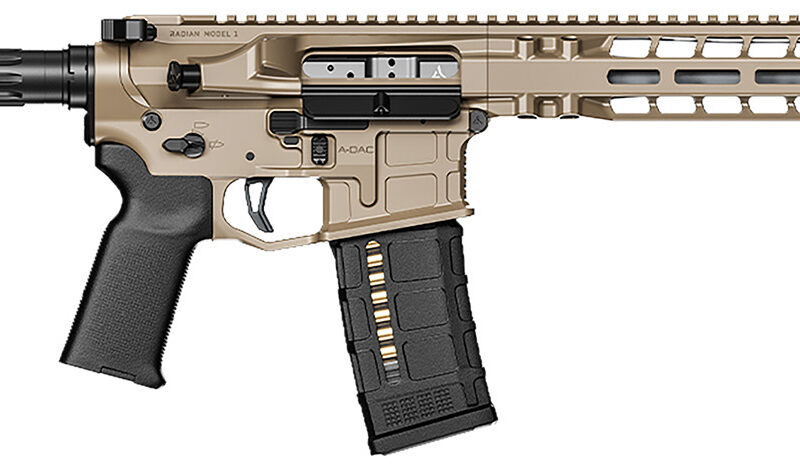 Radian Weapons R0514 Model 1 Pistol 223 Wylde 30+1 10.50", FDE Billet Rec/M-Lok Handguard, Smooth Buffer Tube (No Brace), Magpul Grip, Ambi Controls, Dead Air QD Flash Hider, Adj. Trigger