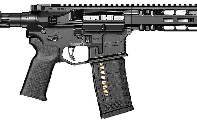 Radian Weapons R0052 Model 1 Pistol 300 Blackout 30+1 9", Black, Billet Rec, M-Lok Handguard, Smooth Buffer Tube (No Brace), Magpul Grip, Ambi Controls, Dead Air QD Flash Hider, Adj. Trigger