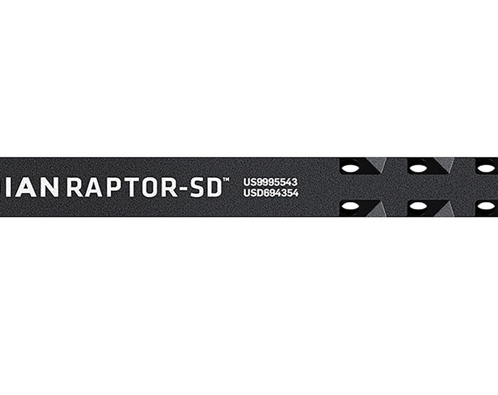 Radian Weapons R0561 Raptor SD Ambi Charging Handle, Radian Gray, Gas Ported Shaft, Fits Mil-Spec AR-15/M16 Platform