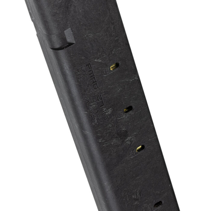 Magpul MAG662-BLK PMAG GL9 27rd 9mm Luger Compatible w/Glock 19 Black Polymer