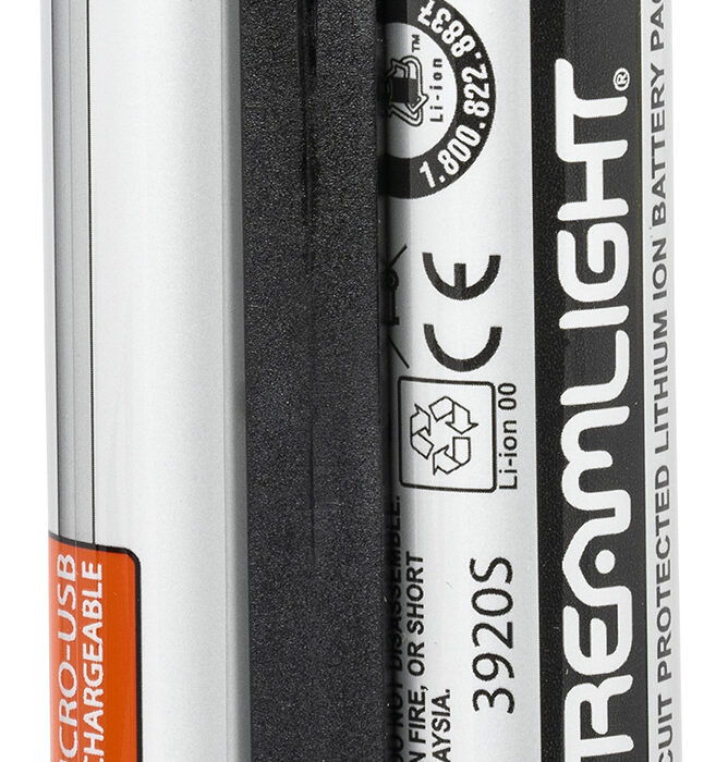 Streamlight 78105 Stinger 2020 Battery Pack  Black/Silver 3.7 Volts 2,600 mAh (2) Single Pack