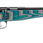 Savage Arms 13802 Rascal Minimalist Youth 22 LR 1rd 16.12" Matte Black Threaded Barrel, Satin Black Carbon Steel Receiver, Gray & Teal Hybrid Boyd's Minimalist Laminate Stock, Right Hand 2 127920