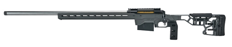 Savage Arms 57705 110 Elite Precision 300 Win Mag 10+1 30" Matte Stainless, Matte Black Rec, Gray Cerakote Adjustable MDT ACC Aluminum Chassis Stock, Left Hand (MB Not Included)