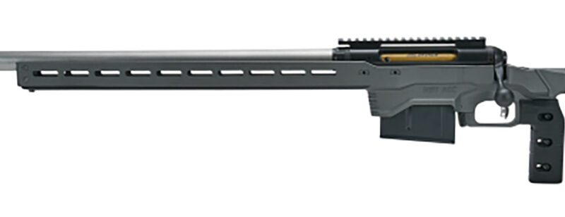 Savage Arms 57708 110 Elite Precision 338 Lapua Mag 5+1 30" Matte Stainless, Matte Black Rec, Gray Cerakote Adjustable MDT ACC Aluminum Chassis Stock, Left Hand (MB Not Included)