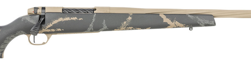 Weatherby MAM05N65CMR6B Mark V Accumark LTD 6.5 Creedmoor 4+1 22" Barrel, Burnt Bronze Cerakote Finish, Gray/Brown Accent Black Fixed Monte Carlo Stock