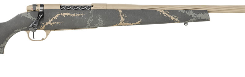 Weatherby MAM05N65RWR6B Mark V Accumark LTD 6.5 Wthby RPM 4+1 24" Barrel, Burnt Bronze Cerakote Metal Finish, Gray/Brown Accent Black Fixed Monte Carlo Stock