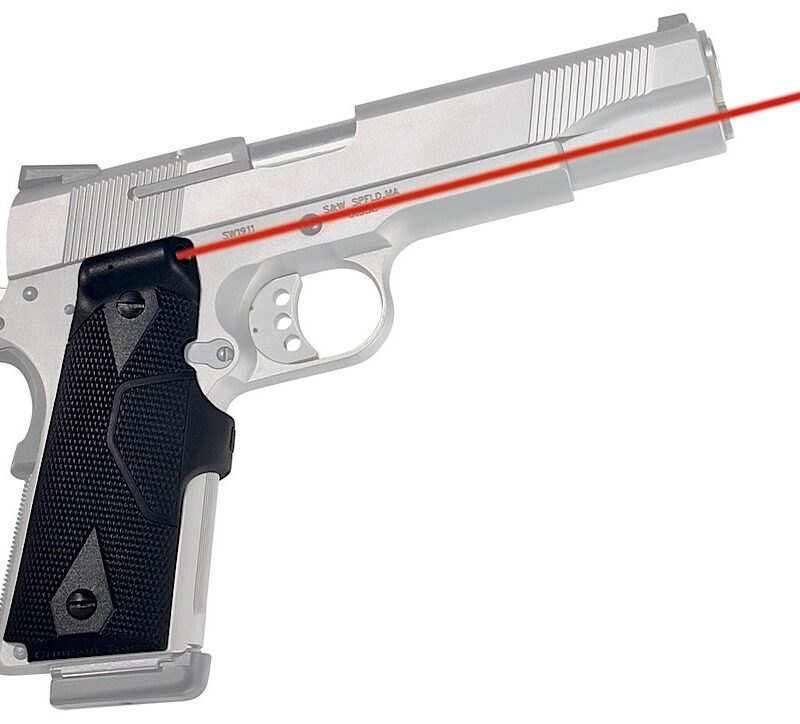 Crimson Trace 011200 LG-401 Front Activation Lasergrips  Black Red Laser 1911 Full Size