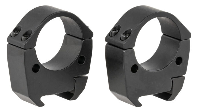 Talley TMS30H Modern Sporting  Black Anodized Aluminum 30mm Tube High Picatinny Rail