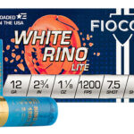 Fiocchi 12WRNL75 Exacta Target White Rino Lite 12Gauge 2.75" 1 1/8oz 7.5Shot 25 Per Box/10 Case 1 129261