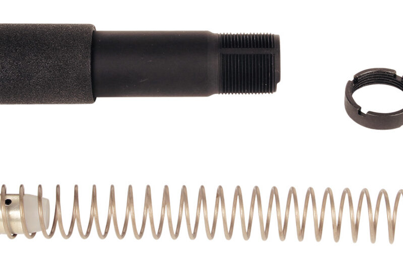 LBE Unlimited PBUFKTBLK Pistol Buffer Tube Kit  Black AR-Platform