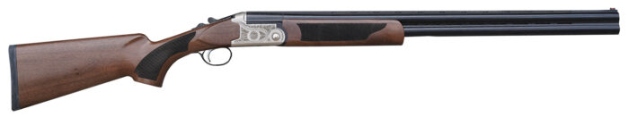 Pointer KAR2828 Acrius  28 Gauge 2.75" 2rd 28" Black O/U Barrel, Nickel Engraved Metal Finish, Turkish Walnut Stock Includes 5 Chokes