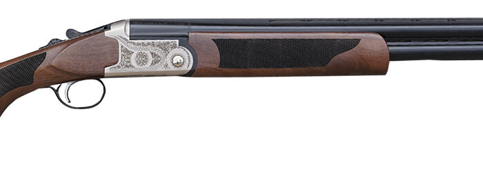 Pointer KAR41026Y Acrius  Youth 410 Gauge Break Open 3" 2rd 26" Black O/U Barrel, Nickel Engraved Metal Finish, Turkish Walnut Stock, Right Hand Includes 5 Chokes