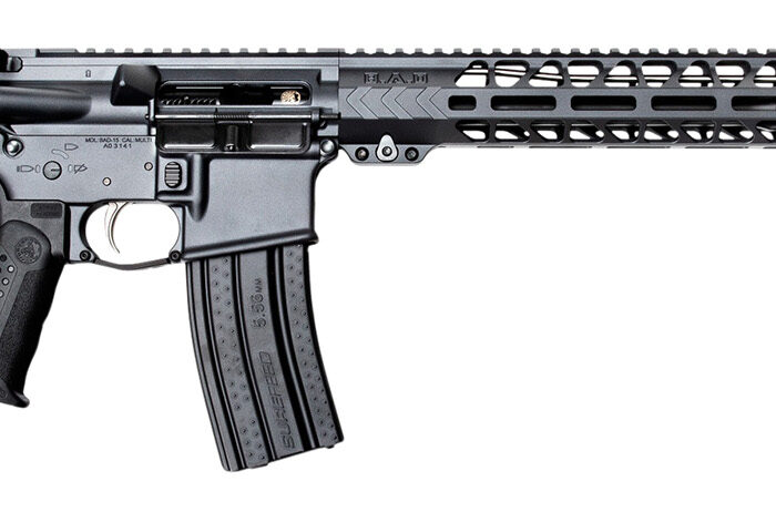 Battle Arms Development WORKHORSE 010 Workhorse Patrol 223 Wylde 16" 30+1 Battlearms Gray 6 Position B5 Bravo Adjustable Stock Black Polymer Grip