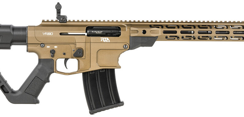 Rock Island VR80BURNT VR80  12 Gauge 5+1 3" 20" Barrel, Exclusive Burnt Bronze Cerakote Finish, 7075-T6 Aluminum Receiver, Flip Up Front & Rear Sights, Synthetic Thumbhole Stock, Manual Safety