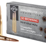 PPU PPRM50 Rangemaster 50BMG 625gr Full Metal Jacket 5 Per Box/20 Case 1 131015