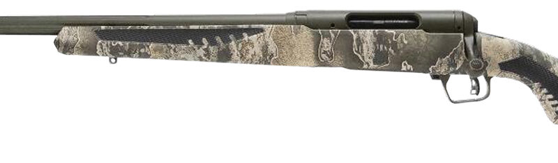 Savage Arms 57761 110 Timberline 7mm Rem Mag 3+1 24", OD Green Cerakote, Realtree Excape Fixed AccuStock with AccuFit, Left Hand