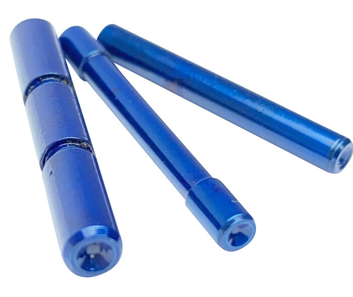 Cross Armory CRGPSBL 3 Pin Set Dimpled Compatible w/Glock Gen1-3 Blue Steel