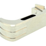 Cross Armory CRG5MCSV Mag Catch Extended Compatible w/Glock Gen4-5 Silver Anodized Aluminum 1 131268