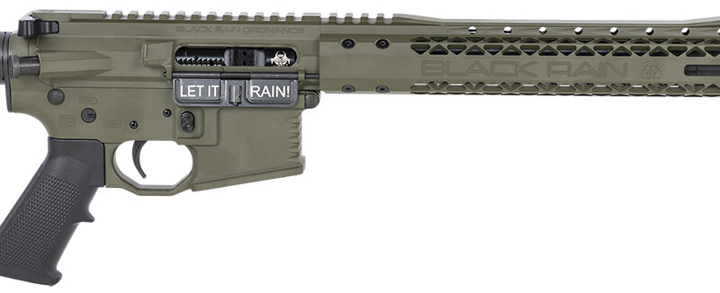 Black Rain BRO-20110401 Billet  5.56x45mm NATO 16" 30+1 OD Green Cerakote Black 6 Position MFT Minimalist Stock Black MFT Grip Right Hand