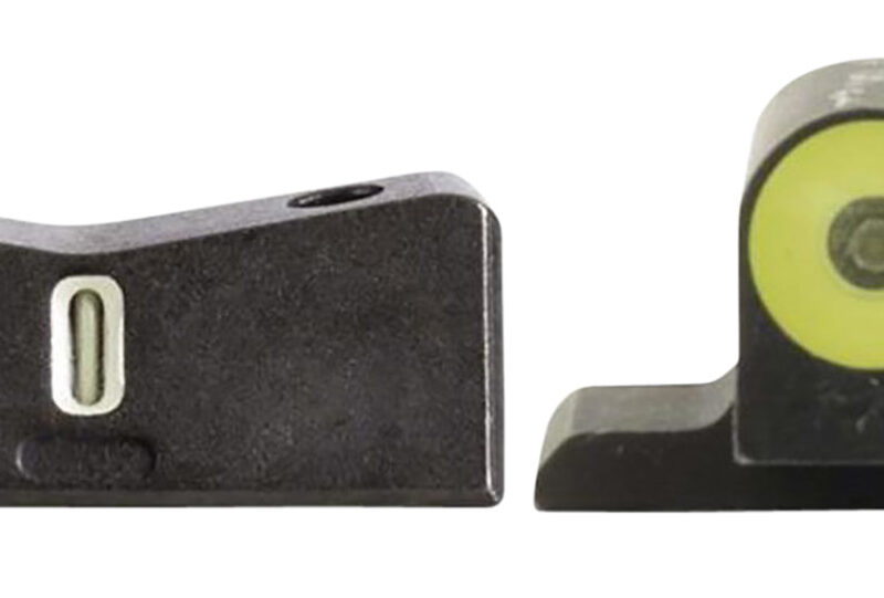 XS Sights SI0014S5Y DXT2 Big Dot Night Sights-Sig Sauer  Black | Green Tritium Yellow Outline Front Sight Green Tritium White Outline Bar Rear Sight