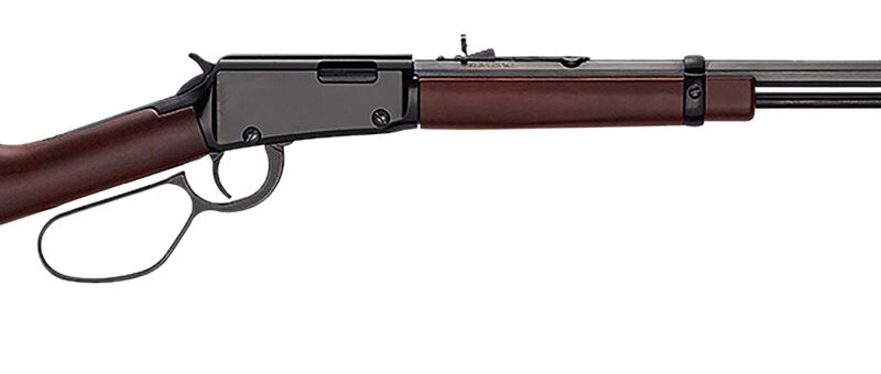 Henry H001TL Frontier Large Loop Full Size 22 Long/22 LR/22 Short/ 16 LR/21 Short, 20" Blued Octagon Barrel, 3/8" Grooved Black Steel Receiver, American Walnut Fixed