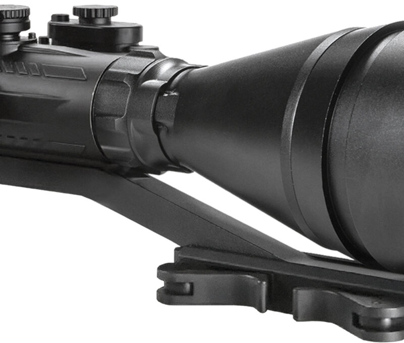 AGM Global Vision 15WP6623453111 Wolverine Pro-6 3AL1 Night Vision Riflescope Matte Black 6x100mm Gen 3 Auto Gated Level 1 Illuminated Red Chevron w/Ballistic Drop Reticle