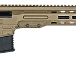 Barrett 18491 MRAD 308 Win 22" 10+1 Flat Dark Earth Cerakote Flat Dark Earth Folding with Adjustable LOP Stock Black Polymer Grip Right Hand 1 132792