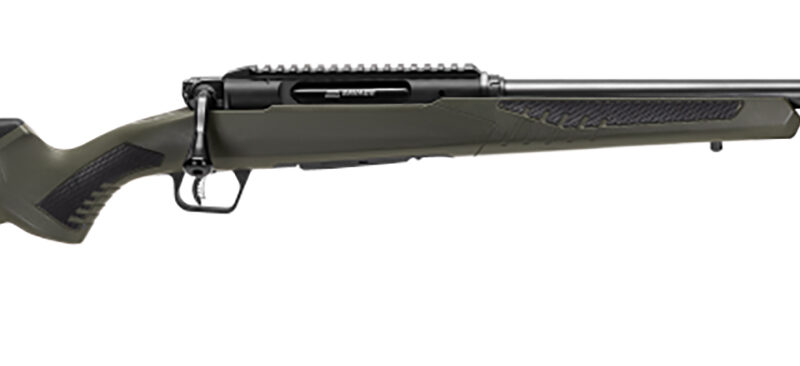 Savage Arms 57656 Impulse Hog Hunter Full Size 300 Win Mag 3+1 24" Matte Black Threaded Barrel, Matte Black Aluminum Receiver w/Picatinny Rail, Matte OD Green AccuStock Synthetic Stock, Ambidextrous