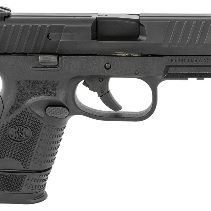 FN 66100815 509 Compact 9mm Luger 3.70" Barrel 12+1 Or 15+1, Matte Black Polymer Frame With Mounting Rail, Matte Black Stainless Steel Slide, No Manual  Safety