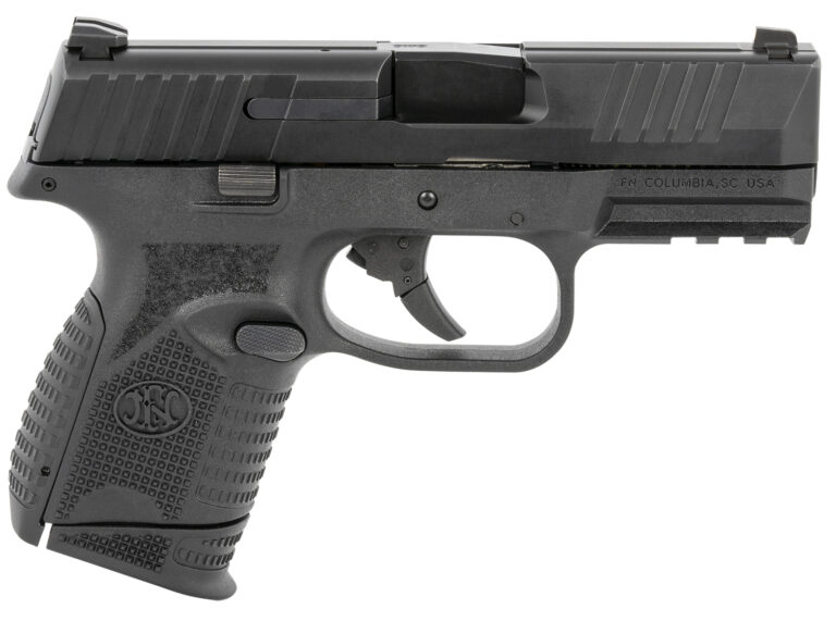 FN 66100816 509C  Steel Frame 9mm Luger 10+1, 3.70" Black Steel Barrel, Matte Black Serrated Stainless Steel Slide & Polymer Frame w/Picatinny Rail, Black Interchangeable Backstrap Grip, Ambidextrous