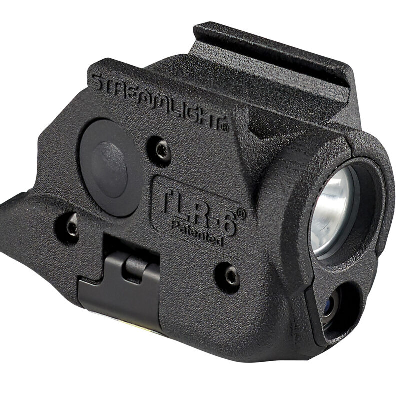 Streamlight 69286 TLR-6 Gun Light  Black 100 Lumens White LED/Red Laser Glock 43X MOS/48 MOS/43X/48