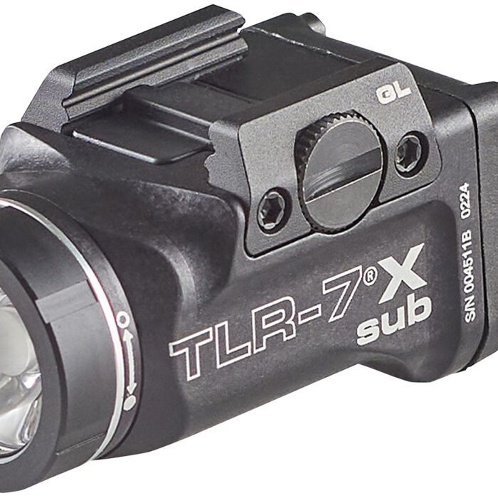 Streamlight 69400 TLR-7 X Sub  Black Anodized 500 Lumens  White LED Glock 43X MOS/48 MOS/43X/48