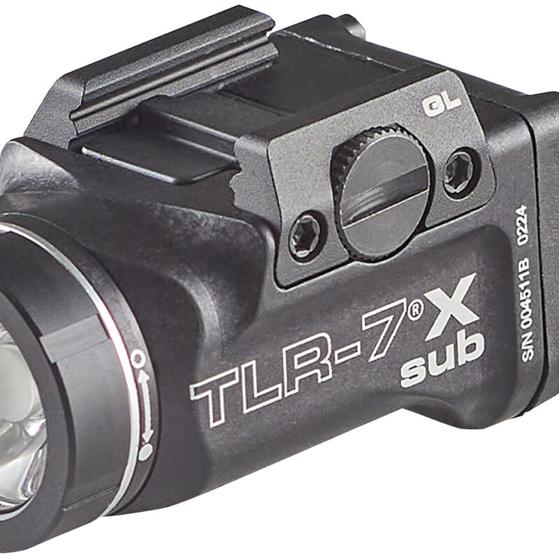 Streamlight 69400 TLR-7 X Sub  Black Anodized 500 Lumens  White LED Glock 43X MOS/48 MOS/43X/48