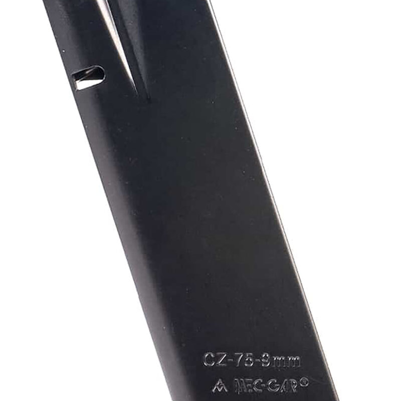 Mec-Gar MGCZ7519M Standard  19rd Extended 9mm Luger Fits CZ75B/CZ Shadow 2/CZ 75 SP-01/CZ Shadow/CZ 85B Blued w/Anti-Friction Coating Carbon Steel