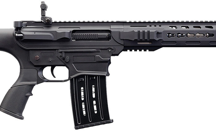 Charles Daly 930191 AR 12T Full Size Frame 12 Gauge Semi-Auto 3" 5+1 18.50" Black Steel Barrel, Black Aluminum Receiver, Black  Synthetic Stock w/Adj Comb, Black Polymer Grip