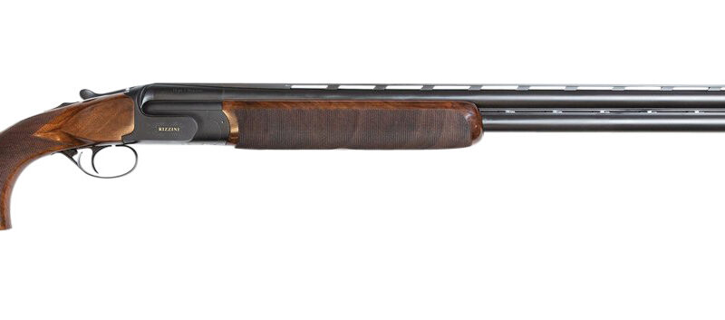 Rizzini USA 6501-12 BR460 Competition 12 Gauge 30" 2rd 2.75" Gold Accent Matte Black Cerakote Turkish Walnut Fixed Pistol Grip Stock Right Hand (Full Size)