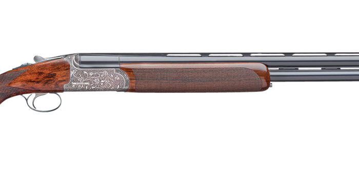Rizzini USA 670112 Venus Ladies Sporter Compact 12 Gauge Break Open 2.75" 2rd 30" Gloss Blued Vent Rib Barrel, Coin Anodized Silver Engraved Steel Receiver, Fixed w/Pistol Grip Turkish Walnut  Stock