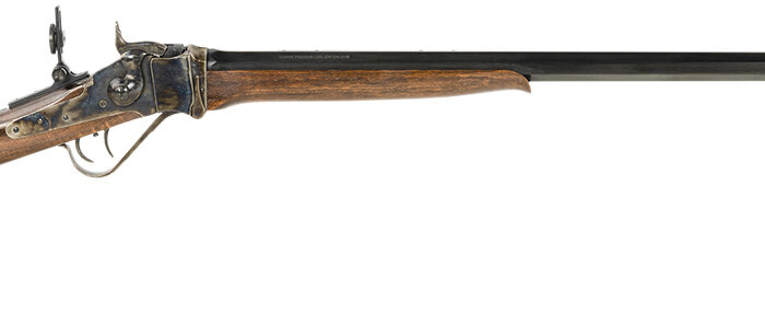 Taylors & Company 220069 Half-Pint Sharps 44-40 Win Caliber with 1rd Capacity, 26" Blued Barrel, Color Case Hardened Metal Finish & Walnut Stock Right Hand (Full Size)