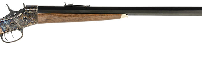 Taylors & Company 210164 Rolling Block John Bodine 45-70 Gov 1rd 34" Blued Octagon Barrel, Color Case Hardened Steel Receiver, Walnut/ Fixed Pistol Grip Stock, Right Hand